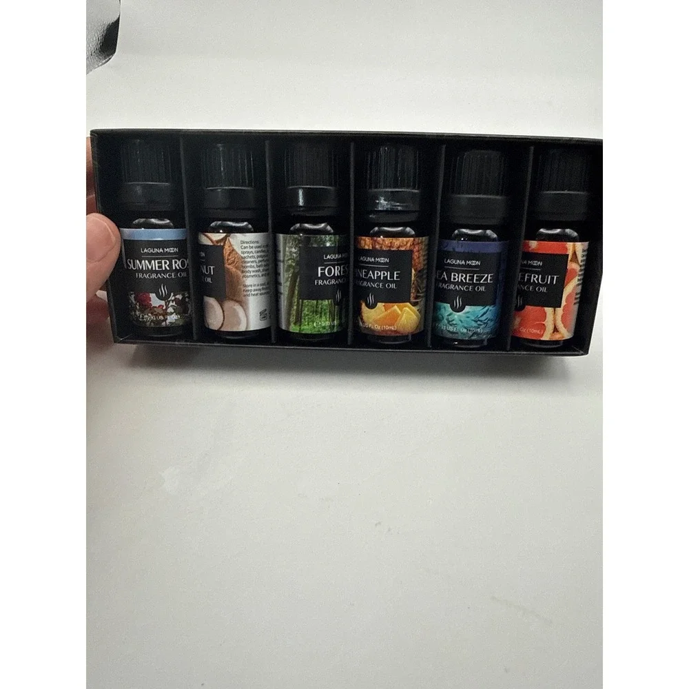 Laguna Moon Holiday Breeze Fragrance Oil 6 Pack 10ml Diffuser Candle Soap DIY